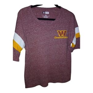 Washington Commanders Maroon T-Shirt Medium